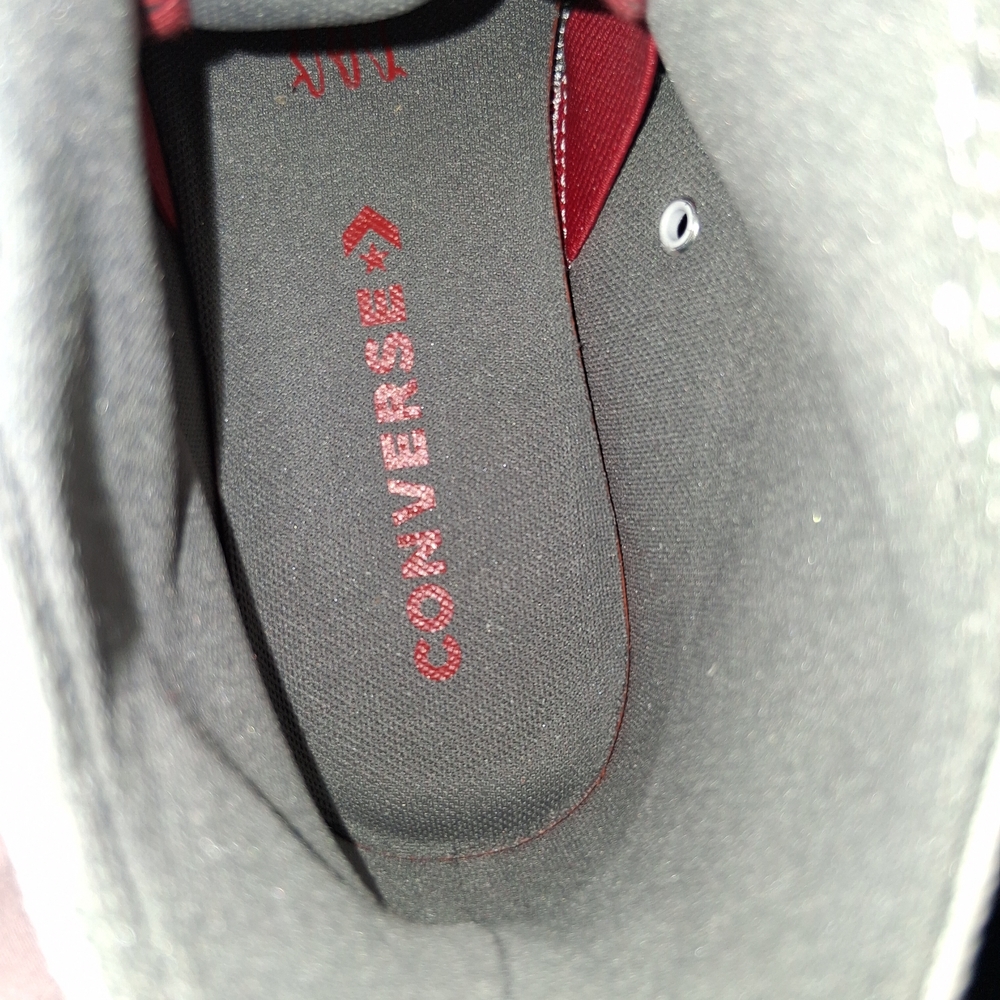 Converse Men's Red And White Sneaker - Picture 2 of 9
